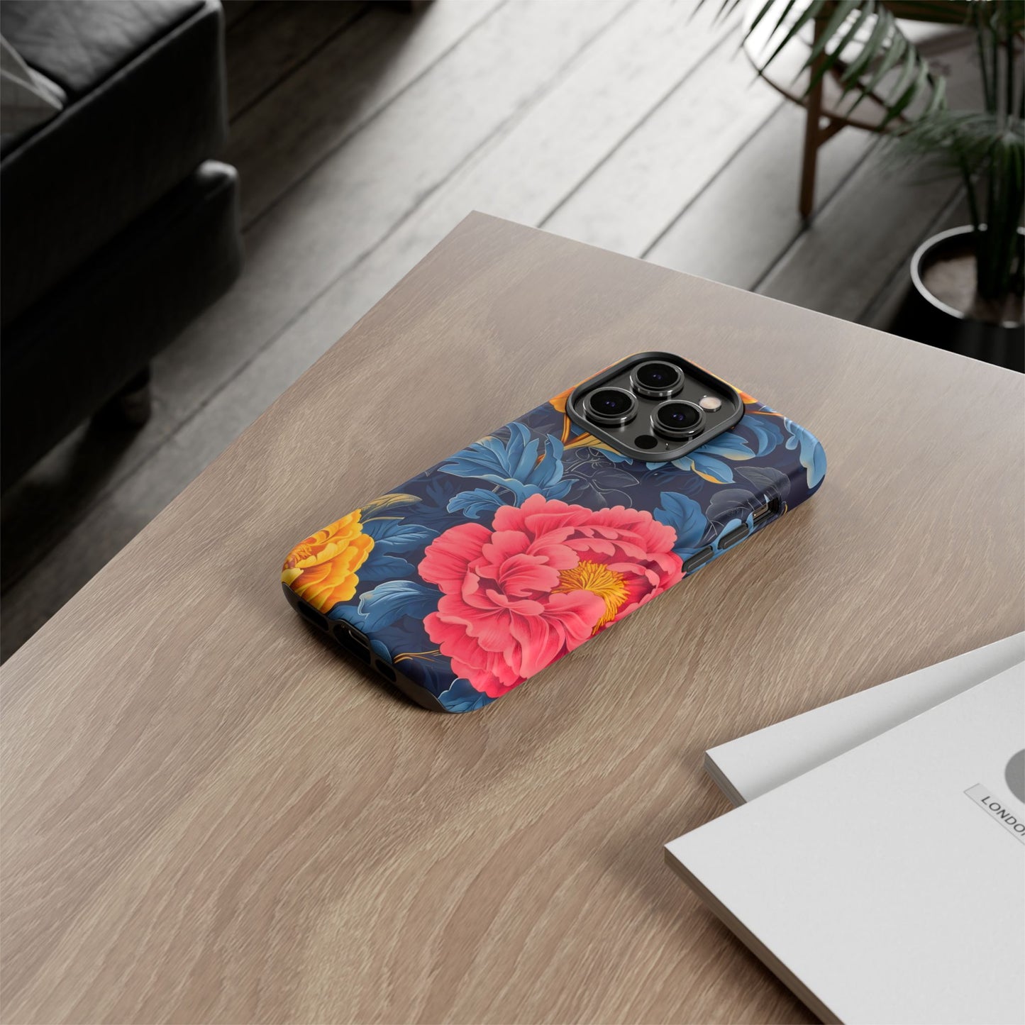 Floral Phone Case, Tough Cases, Stylish Mobile Cover, Gifts for Her, Phone Accessories, Unique Flower Design