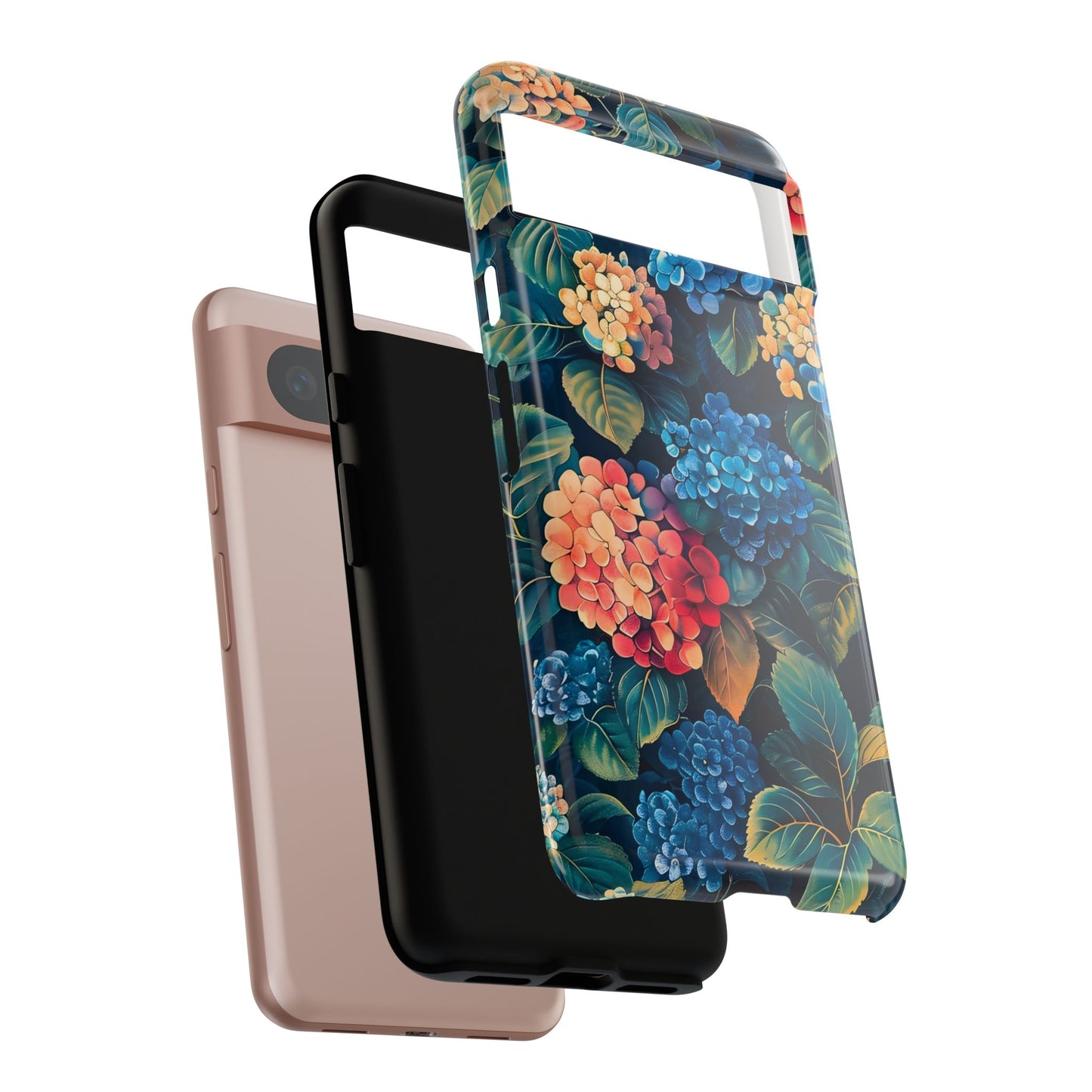 Floral Phone Case, Stylish Tough Case for Gardener Gift, Flower Lover Accessory, Pretty Floral Design, Protective Case