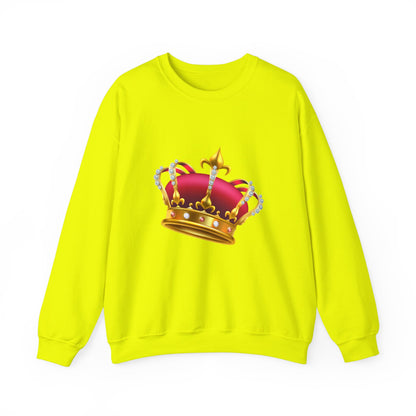 Unisex Heavy Blend™ Crewneck Sweatshirt Trendy - British Royal Crown