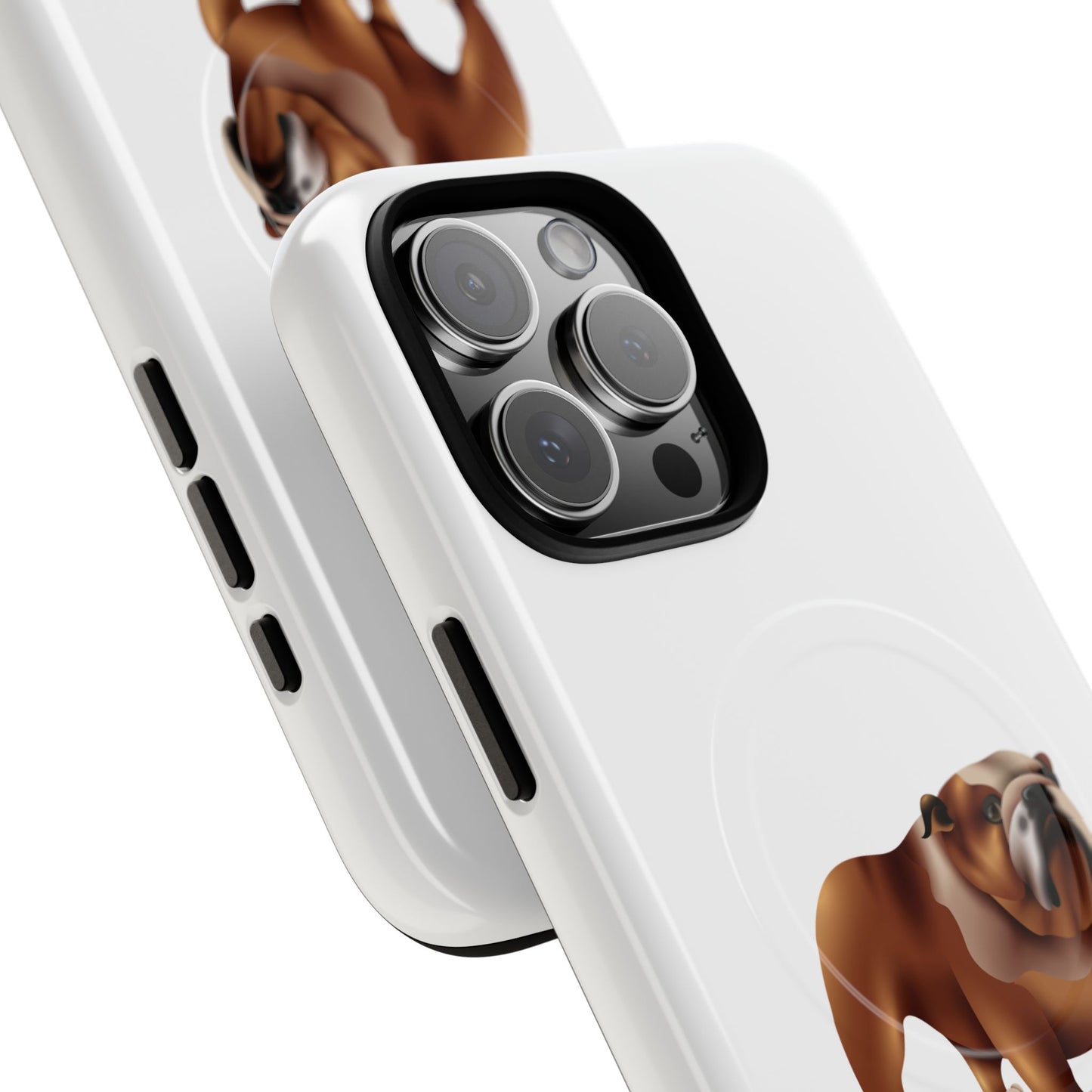 Custom Bulldog Tough Magnetic Case for iPhone, Pet Lover Gift, Durable Phone Protection, Unique Bulldog Design, Dog Owner Accessories