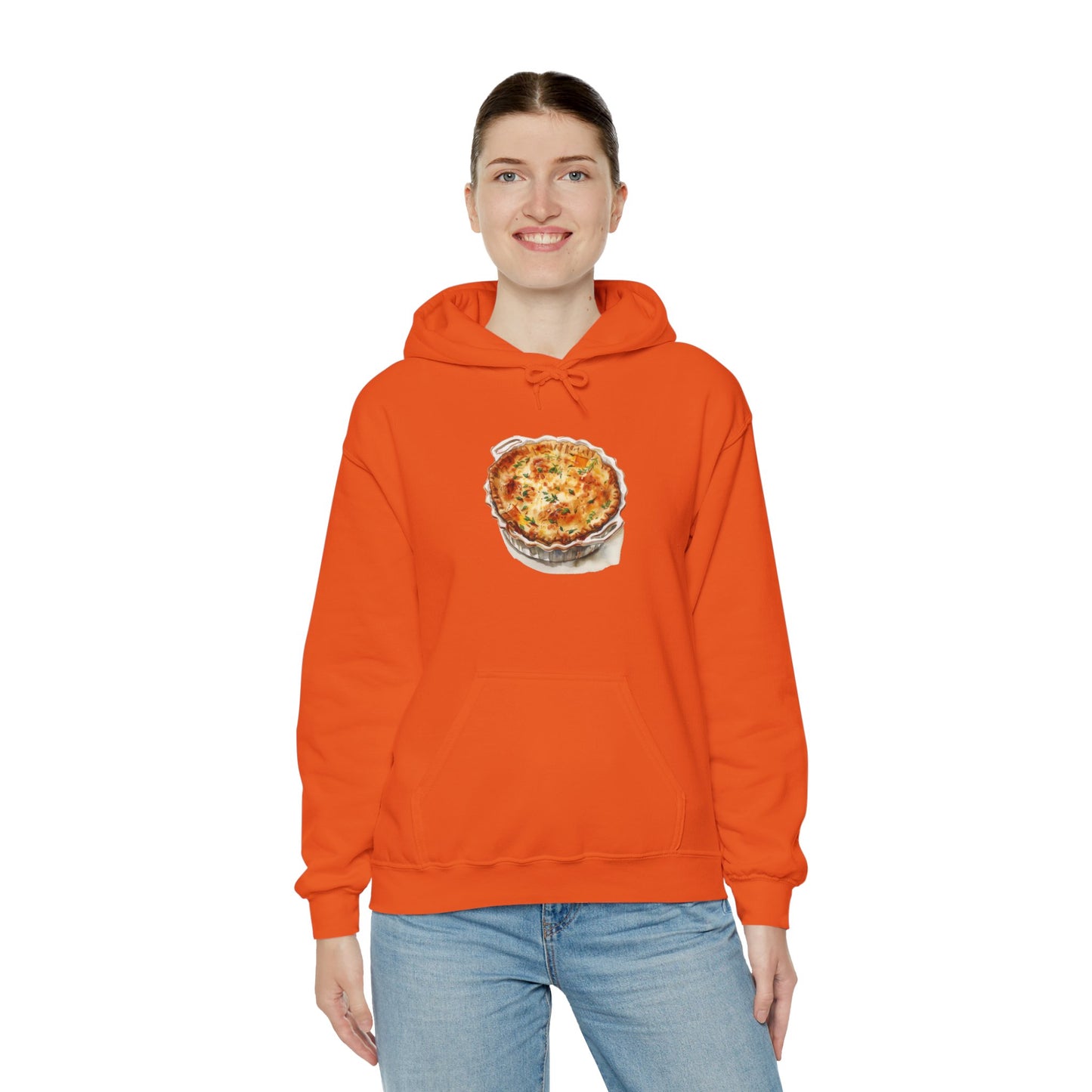 Unisex Heavy Blend™ Hooded Sweatshirt - Savor the Majesty - Iconic British Royal Foods