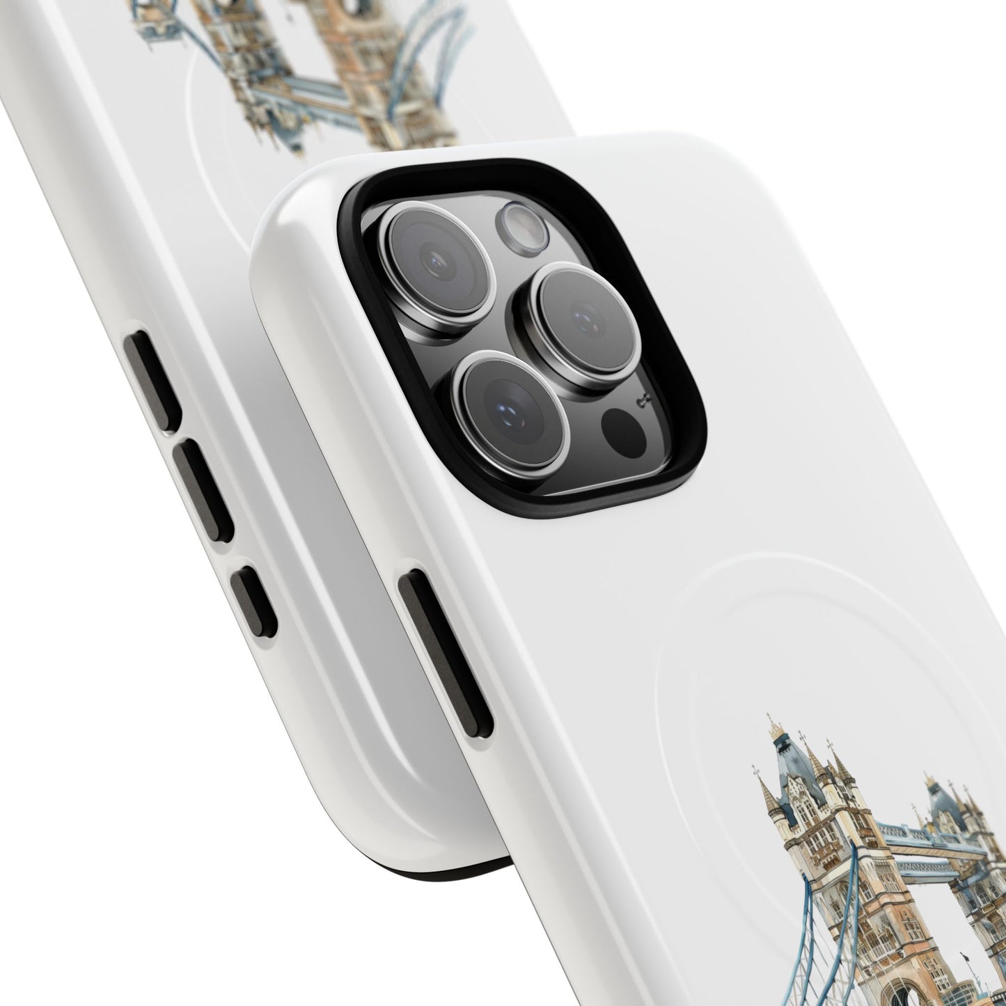 Tough Magnetic Phone Cases with Tower Bridge Design, Durable, Stylish, Unique Gift for Travelers, Perfect for Everyday Use