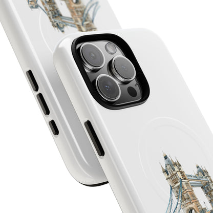 Tough Magnetic Phone Cases with Tower Bridge Design, Durable, Stylish, Unique Gift for Travelers, Perfect for Everyday Use