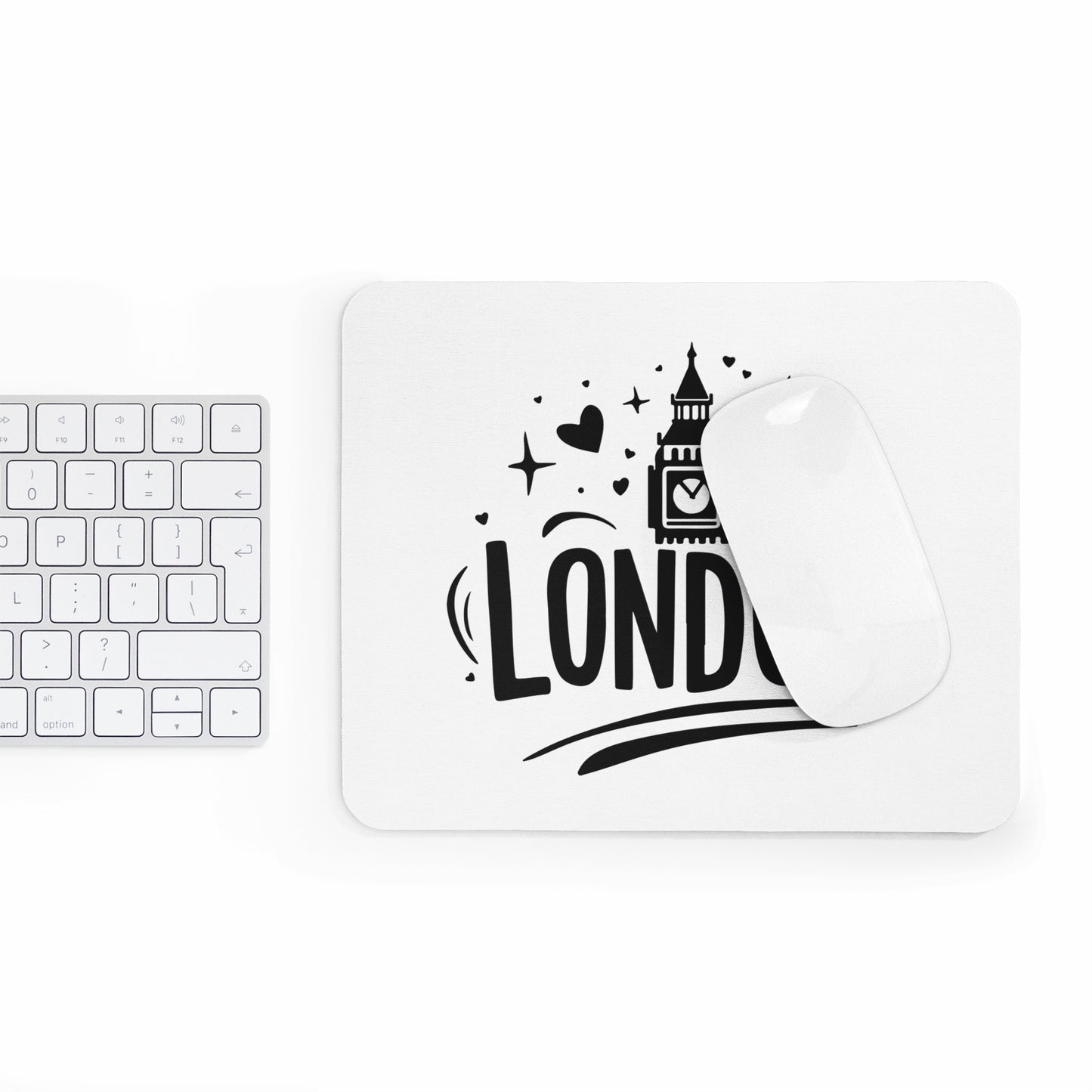 London-Themed Mouse Pad, Office Decor, Gift for London Lovers, Unique Mouse Mat, Travel Souvenir, Stylish Desk Accessory