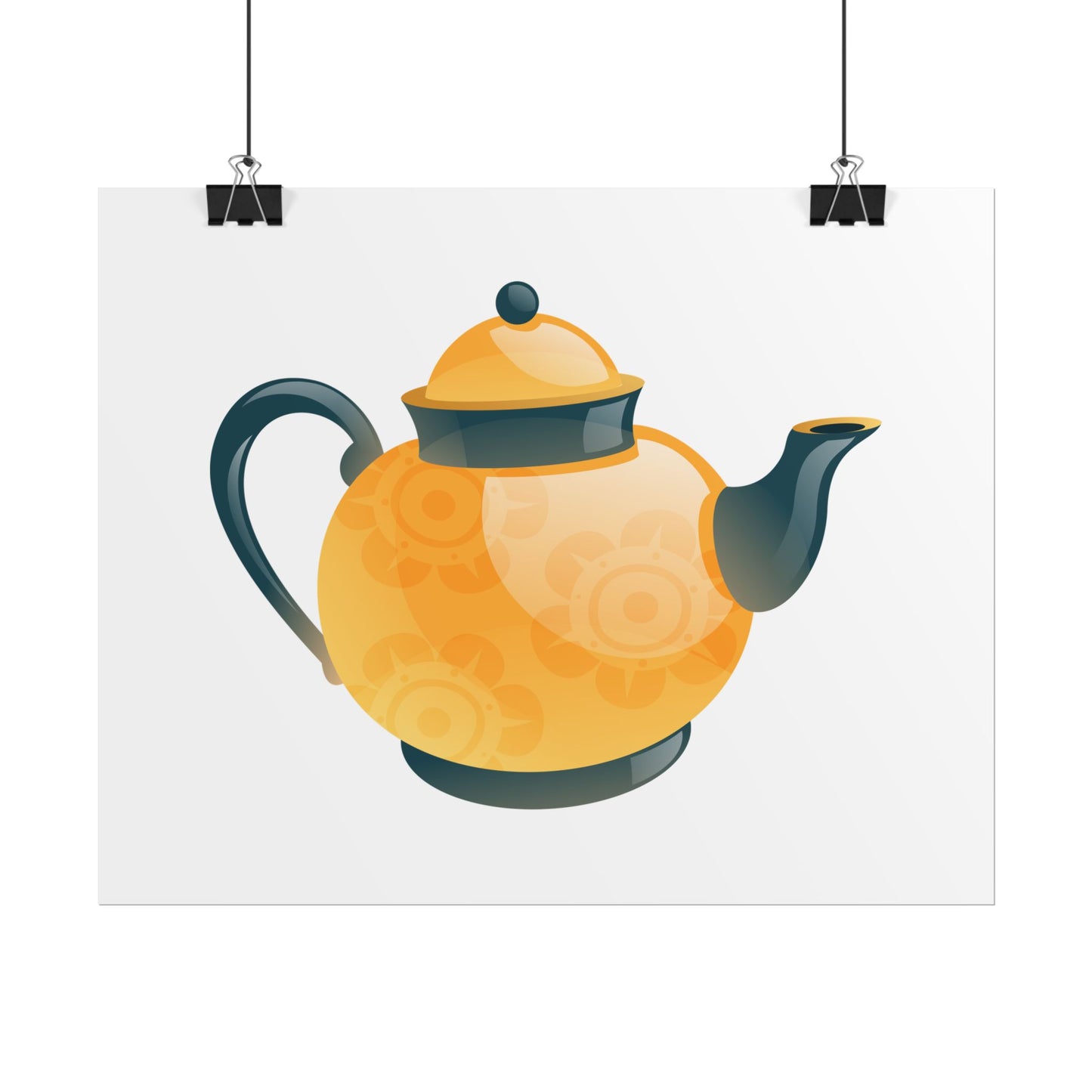 Vintage Tea Pot Rolled Posters