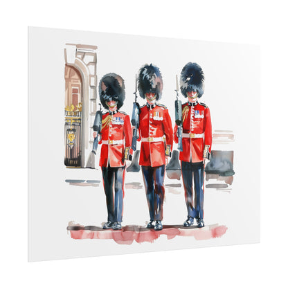London Guard Roll-Up Posters, British Soldier Art Prints, Home Decor, Travel Gifts, Wall Art for Various Occasions