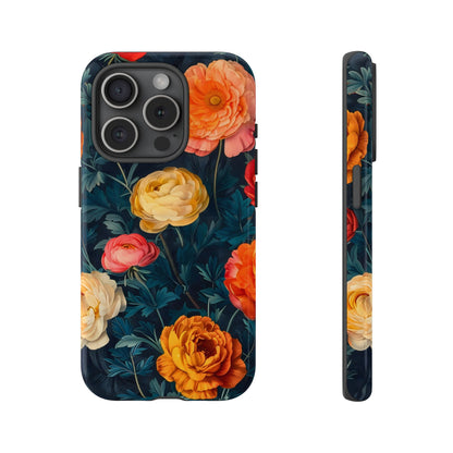 Floral Phone Case, Tough Cases for Phone Protection, Gift for Flower Lovers, Floral Designs, Spring Decor