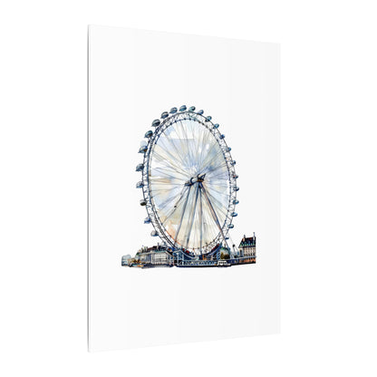 London Eye Canvas Print, Wall Art Decor, Travel Gift, Home Decoration, Unique Art Piece