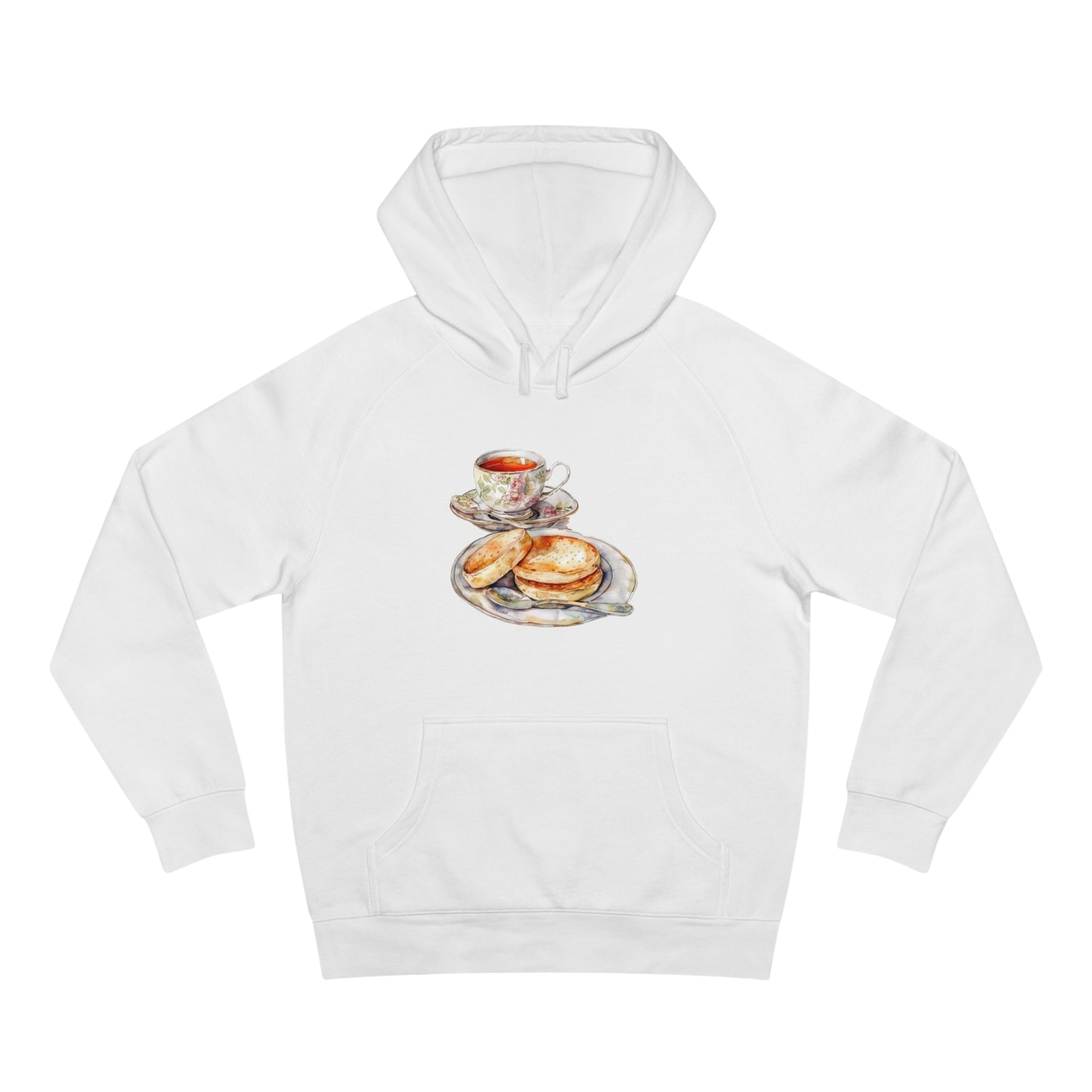 Elegant Unisex Hoodie - British Food Traditional Dishes and Culinary Delights