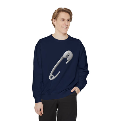 Unisex Garment-Dyed Sweatshirt Trendy - Sfety Pin