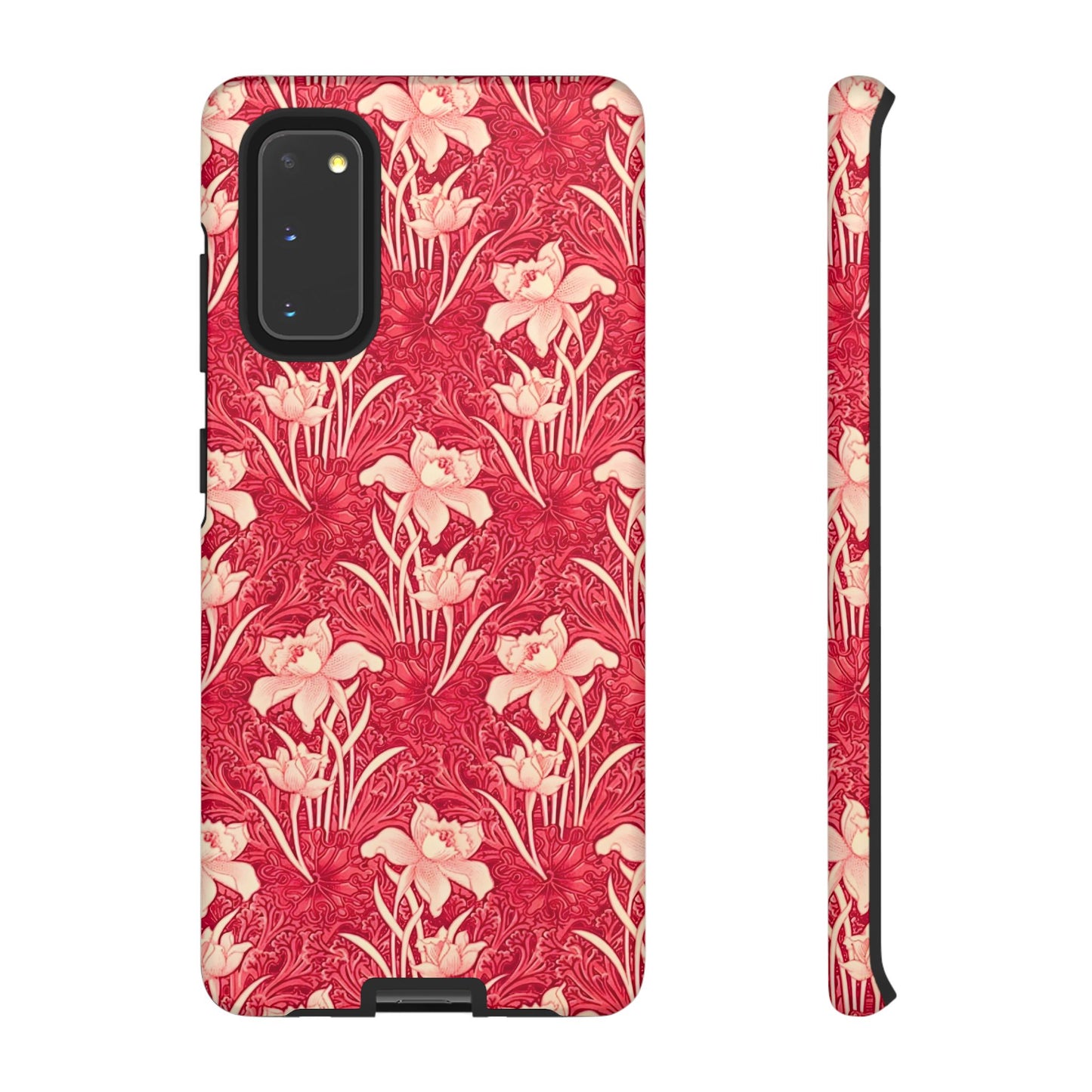 Floral Tough Phone Case - Durable, Stylish Accessory, Perfect Gift for Her, Floral Pattern, Customizable, Ideal for Daily Use