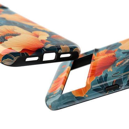 Floral Phone Case, Tough Cases for Protection and Style, Spring Aesthetic, Gift for Her, Phone Accessory for Nature Lovers