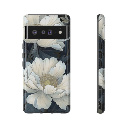 Elegant Floral Phone Case, Floral iPhone Cover, Flower Art Phone Case, Eco-Friendly Mobile Protection, Tough & Stylish Phone Case