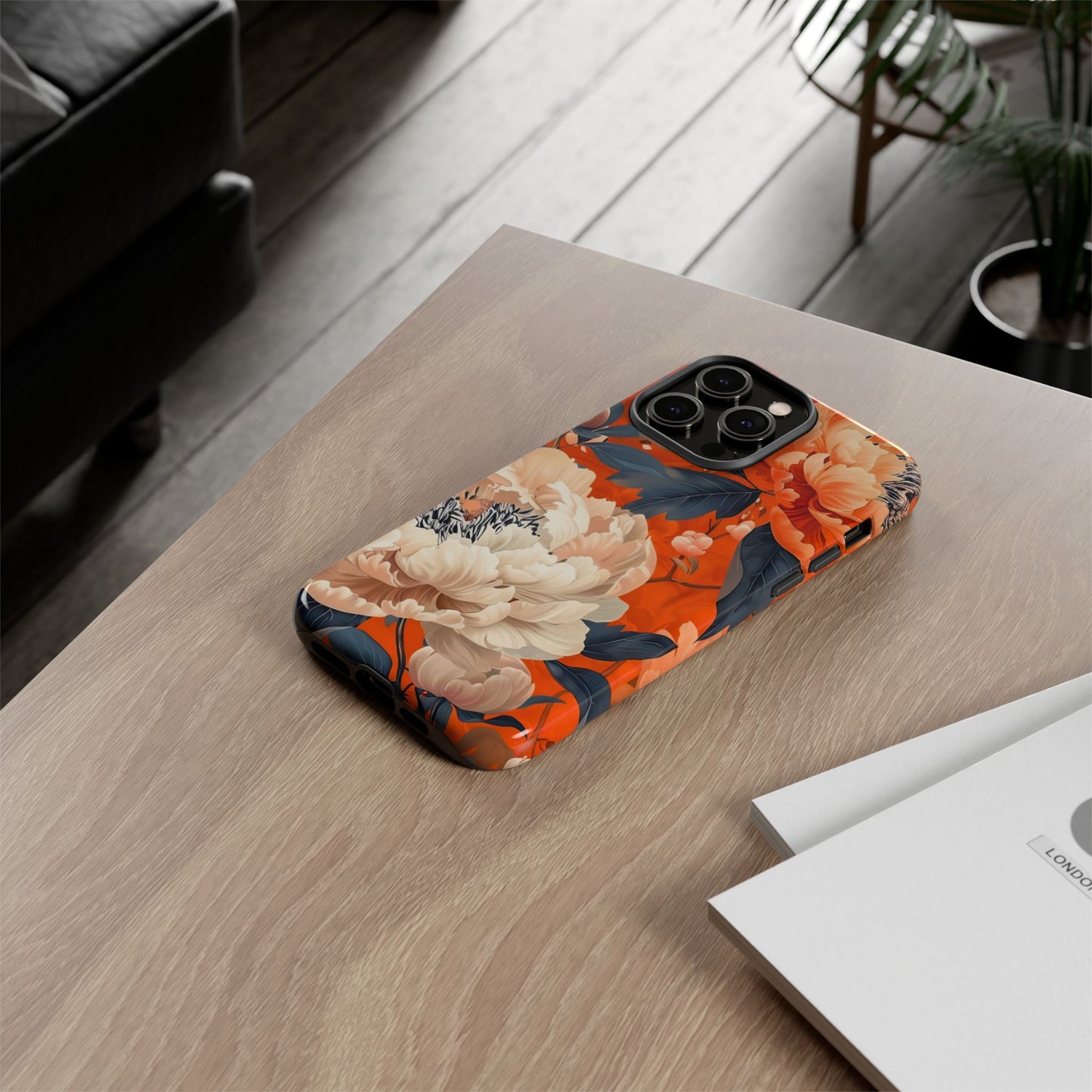 Floral Tough Case, Durable Floral Phone Case, Stylish Protection Case, Gift for Her, Spring Accessories, Mother’s Day Gift