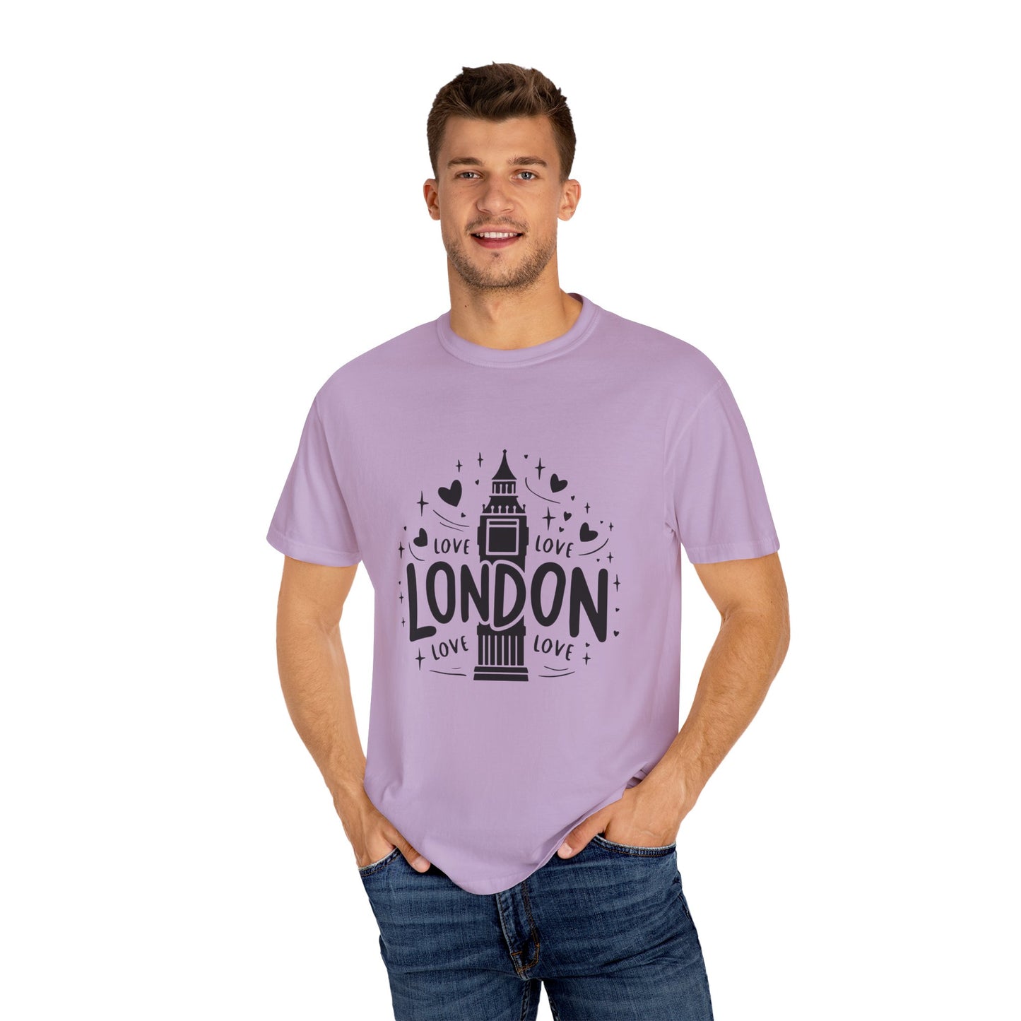 London is Love Elegant Unisex Garment-Dyed T-shirt