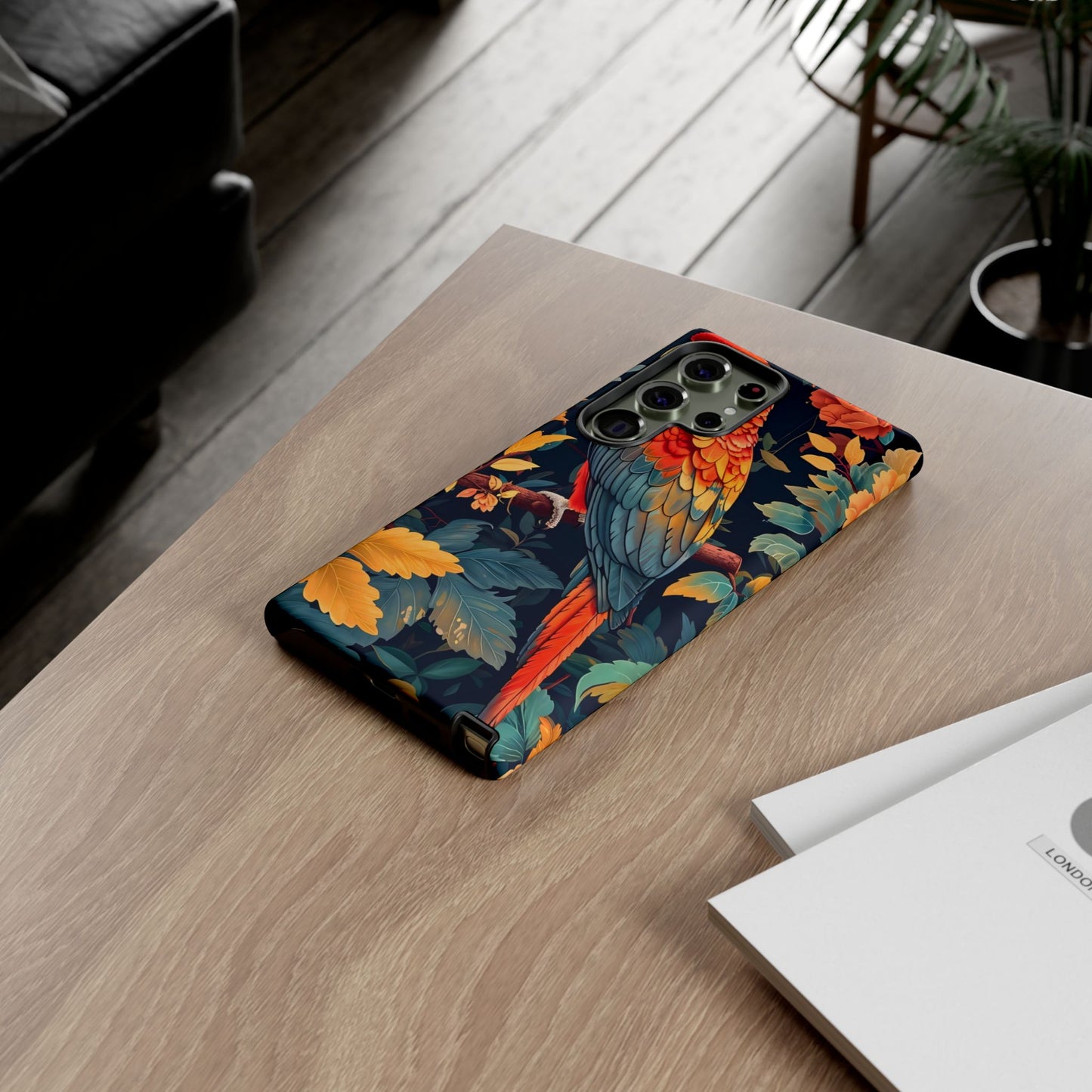 Vibrant Parrot Phone Case - Tough, Stylish, Nature-Inspired, Tropical, Wildlife, Perfect Gift, Summer Vibes