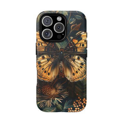 Butterfly Floral Phone Case, Tough Cases, Protective Cover, Unique Gift, Nature Lover, Art Print, Spring Decor
