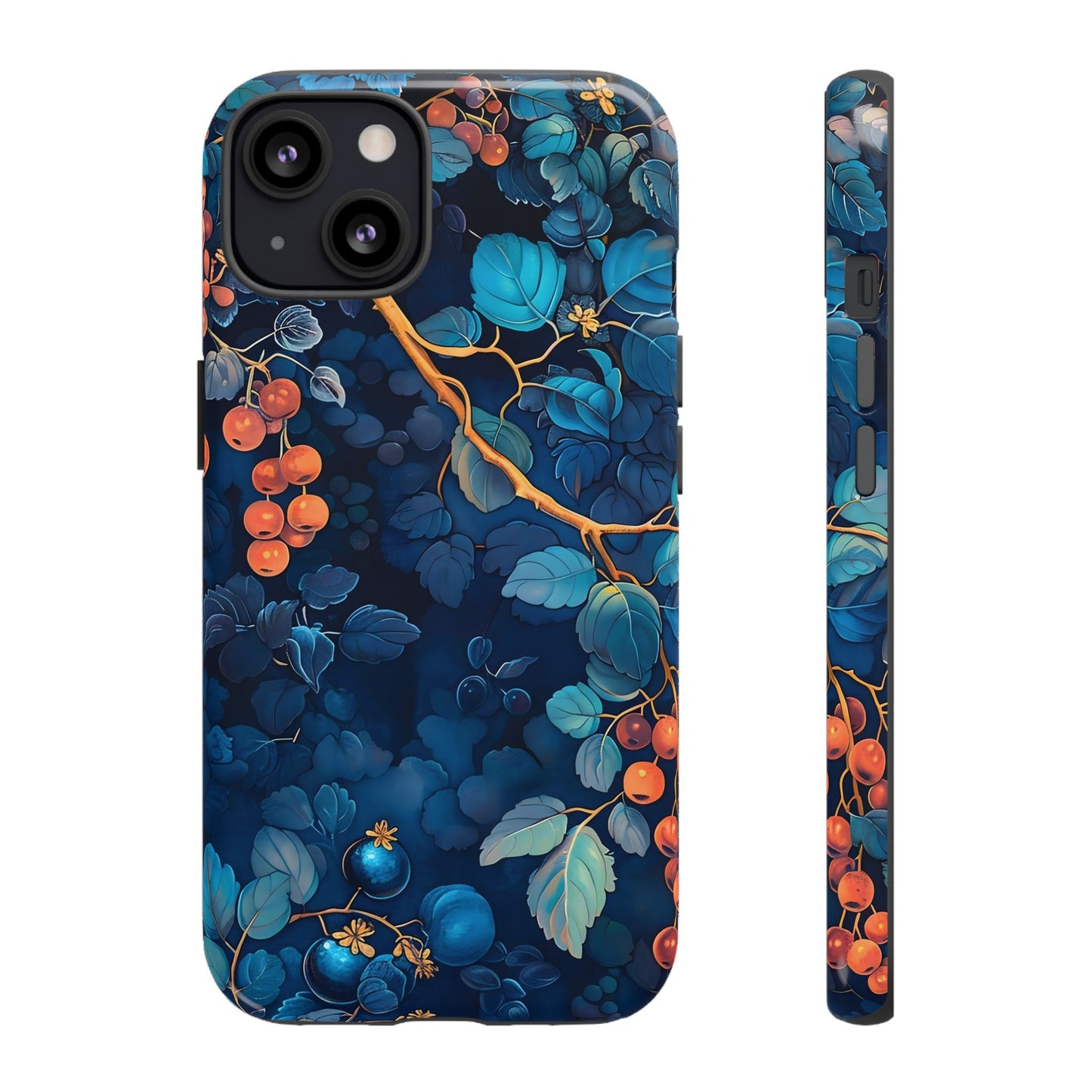 Artistic Phone Case with Floral Design, Tough Cases for iPhone, Nature-Inspired Accessory, Unique Gift for Her, Protective Cover