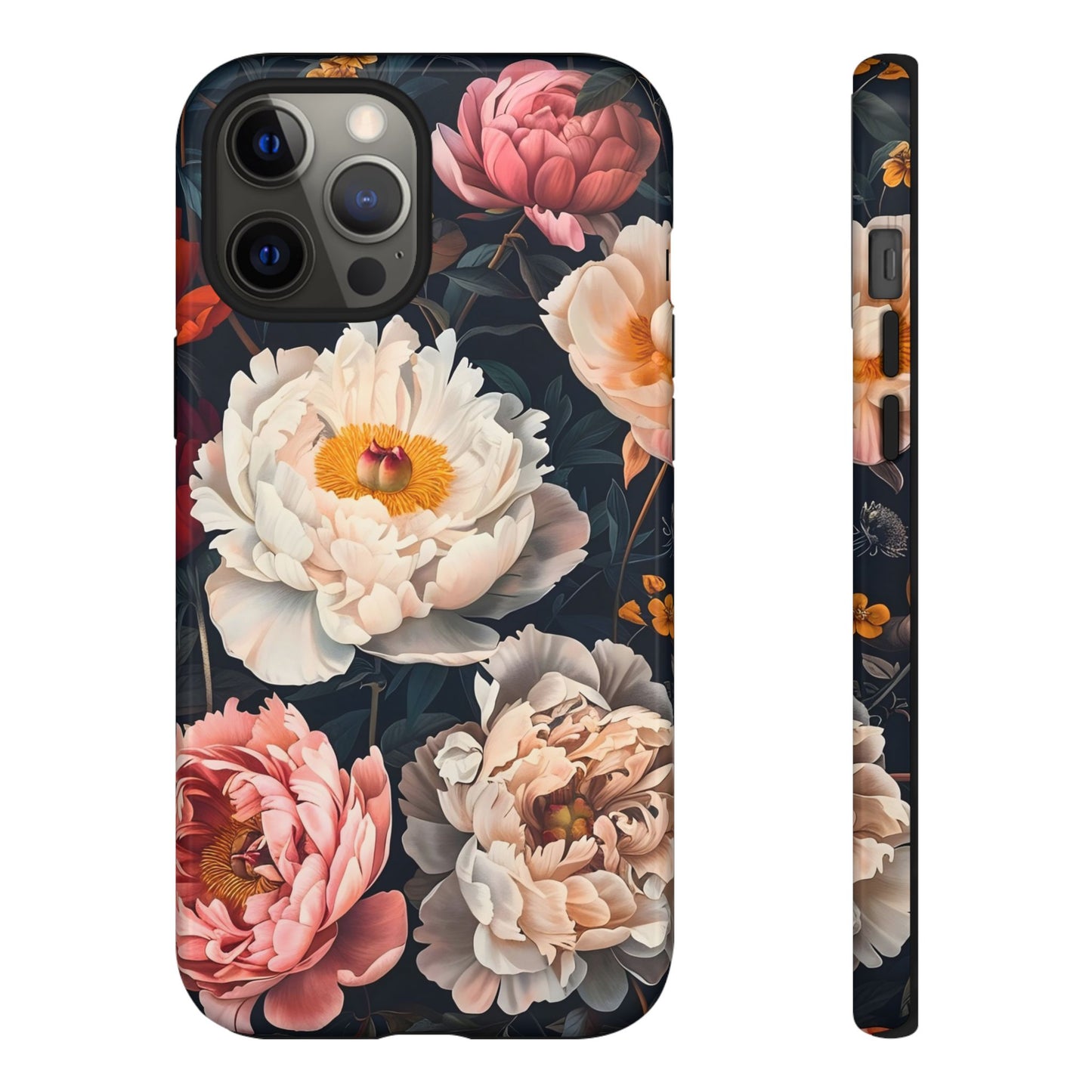 Floral Phone Case, Tough Phone Cover, Flower Design, Unique Gift for Her, Trendy Accessory, Spring Decor
