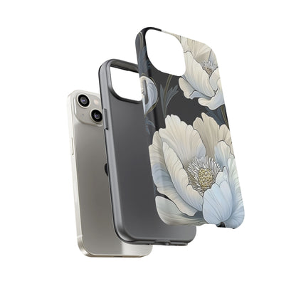 Floral Phone Case, Tough Cases for Women, Stylish Phone Cover, Floral Design Phone Protector, Nature Inspired Tech Accessories