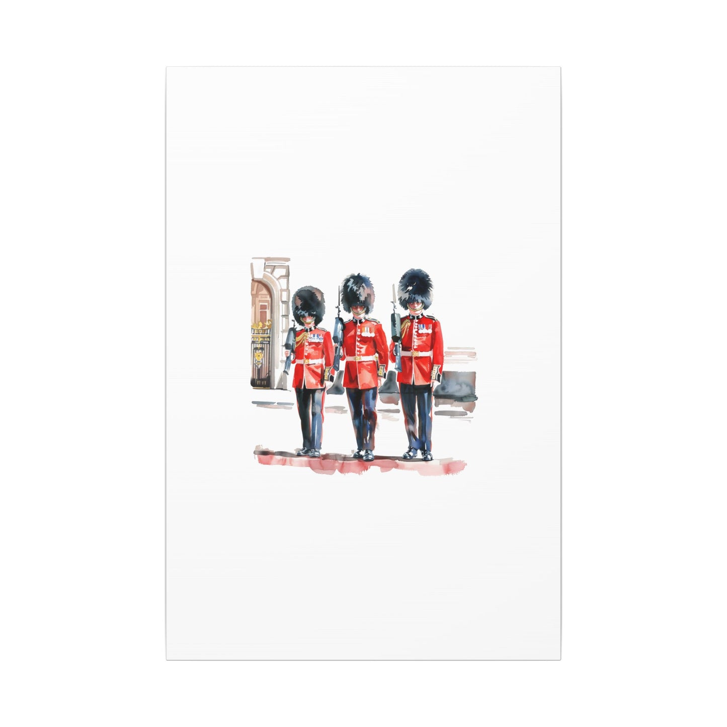 Royal Guards Canvas Print, British Wall Art, Home Decor, Unique Gift, London Culture