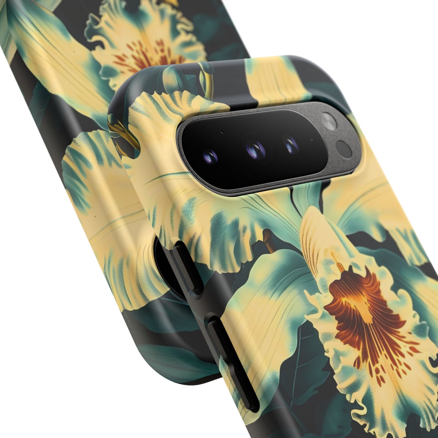 Floral Phone Case - Tough Cases with Orchid Design, Durable Smartphone Cover for Nature Lovers, Floral Gift for Her, Botanical [...]