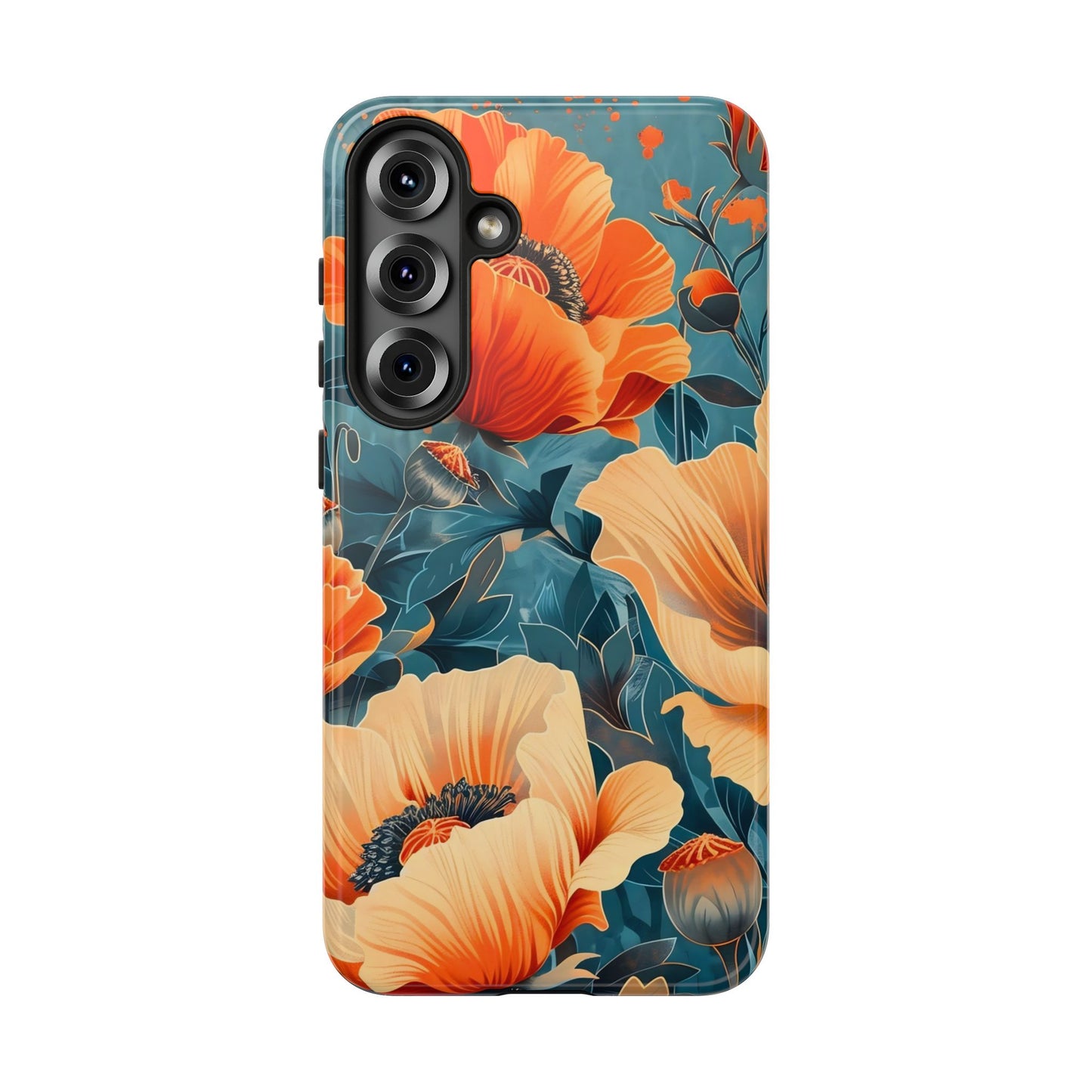 Floral Phone Case, Tough Cases for Protection and Style, Spring Aesthetic, Gift for Her, Phone Accessory for Nature Lovers