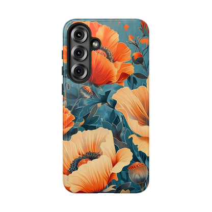 Floral Phone Case, Tough Cases for Protection and Style, Spring Aesthetic, Gift for Her, Phone Accessory for Nature Lovers