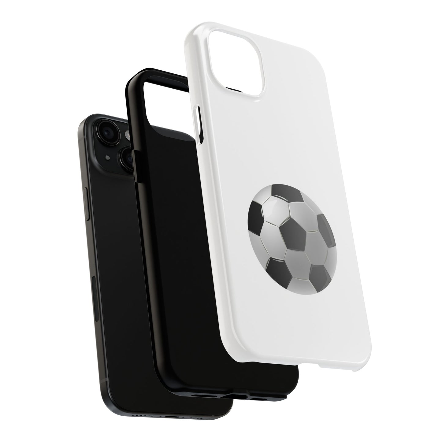 Soccer Ball Phone Case - Durable Tough Protector, Sports Lover Gift, Football Case, Custom Phone Cover, Gift for Him/Her