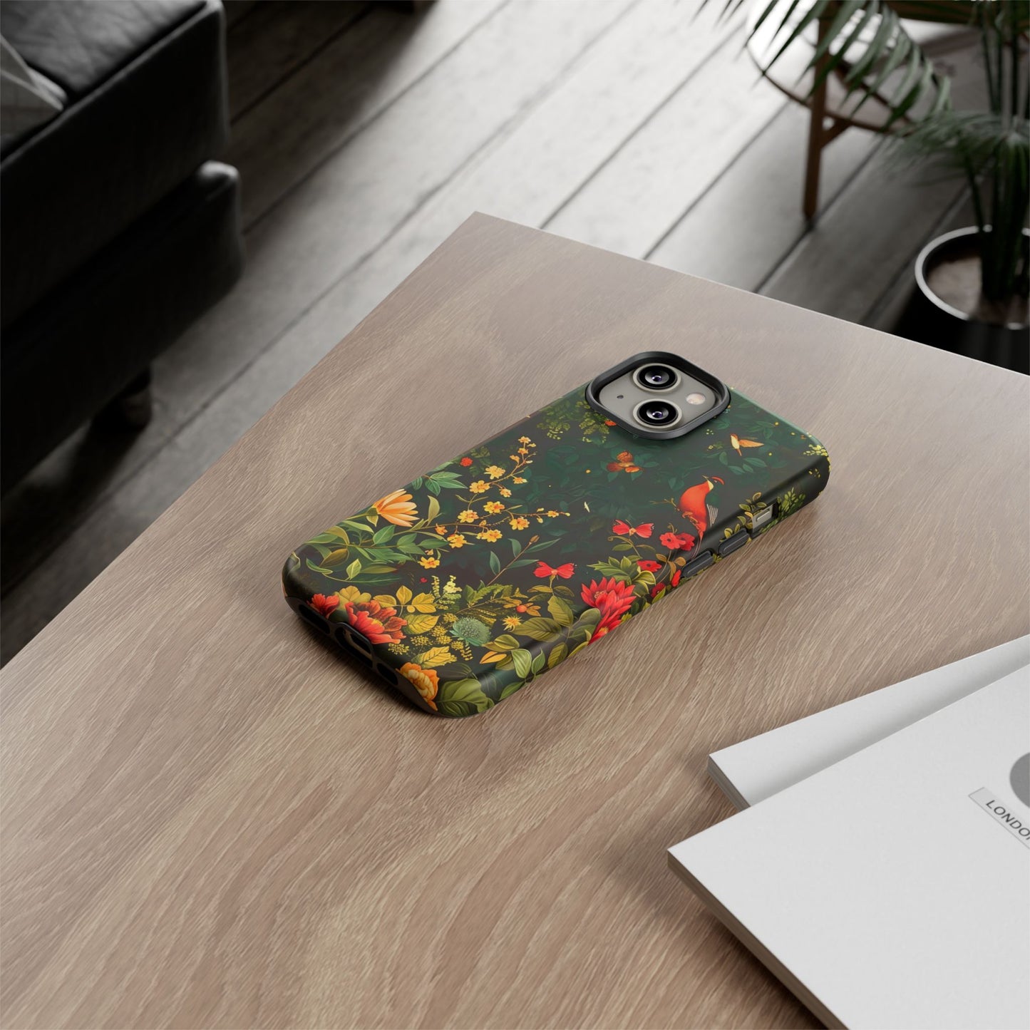 Floral Tough Phone Case, Nature-Inspired Design, Ideal for Garden Lovers, Gift for Birthdays, Christmas, Eco-Friendly Accessory
