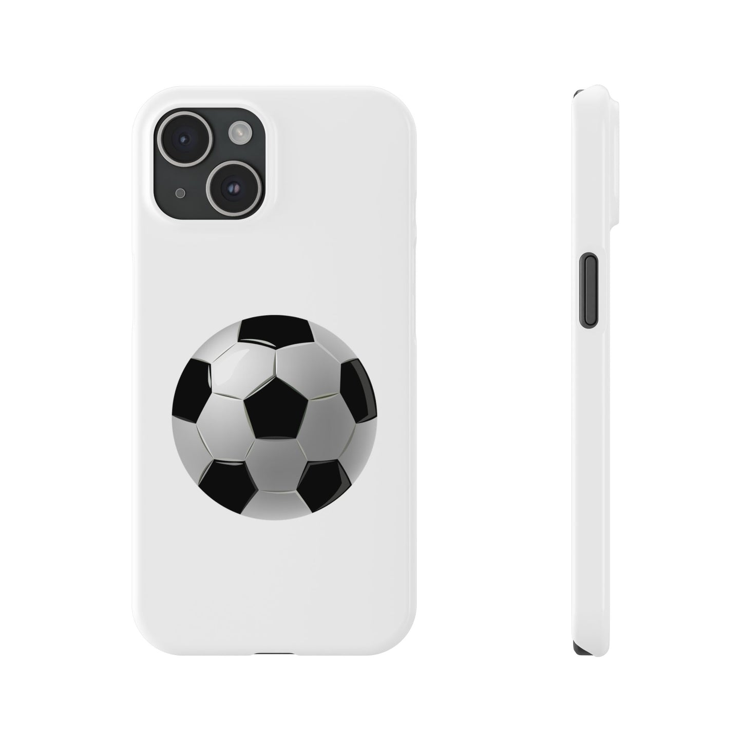 Soccer Ball Slim Phone Cases - Perfect for Sports Lovers, Gift for Athletes, Birthday Present, Stylish Accessories, Phone Protection