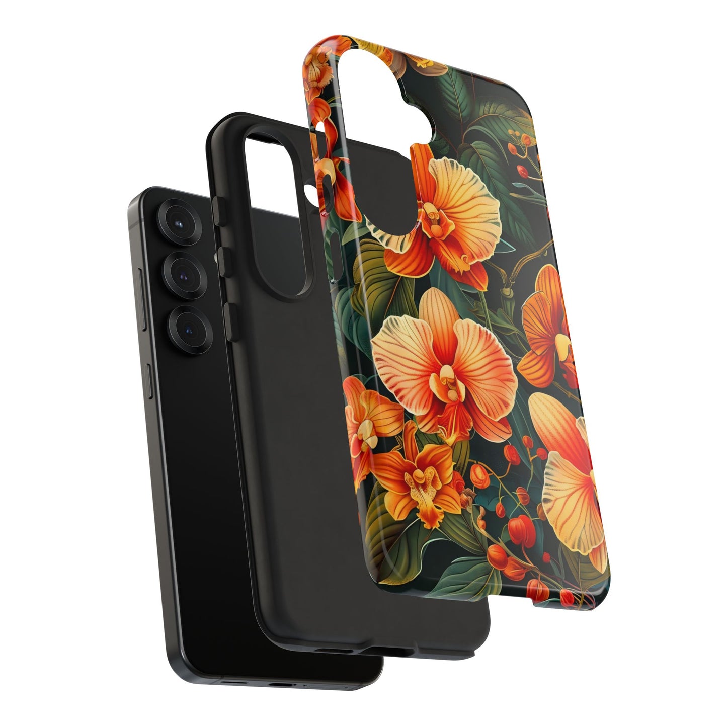 Floral Phone Case - Tough Cases, Protective Cover, Gift for Her, Smartphone Accessory, Floral Design, Nature-Inspired