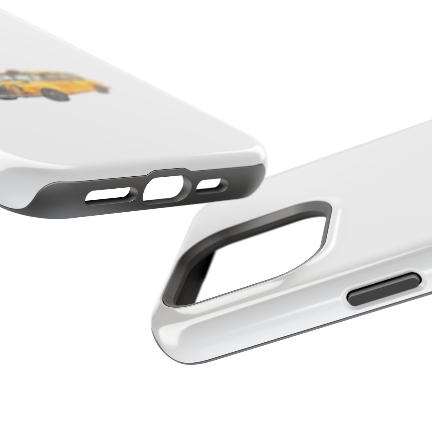 New York Taxi Magnetic Phone Case, Cute Gift for NYC Lovers, Travel Accessories, Unique Phone Cover, Durable Tough Case