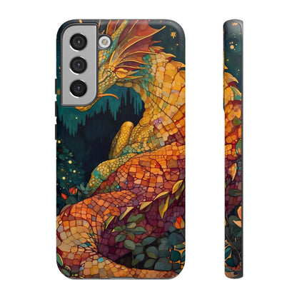 Dragon Art Phone Case, Tough Phone Cover, Fantasy Gift, Unique Mobile Accessory, Dragon Lover Gift, Stylish Protection