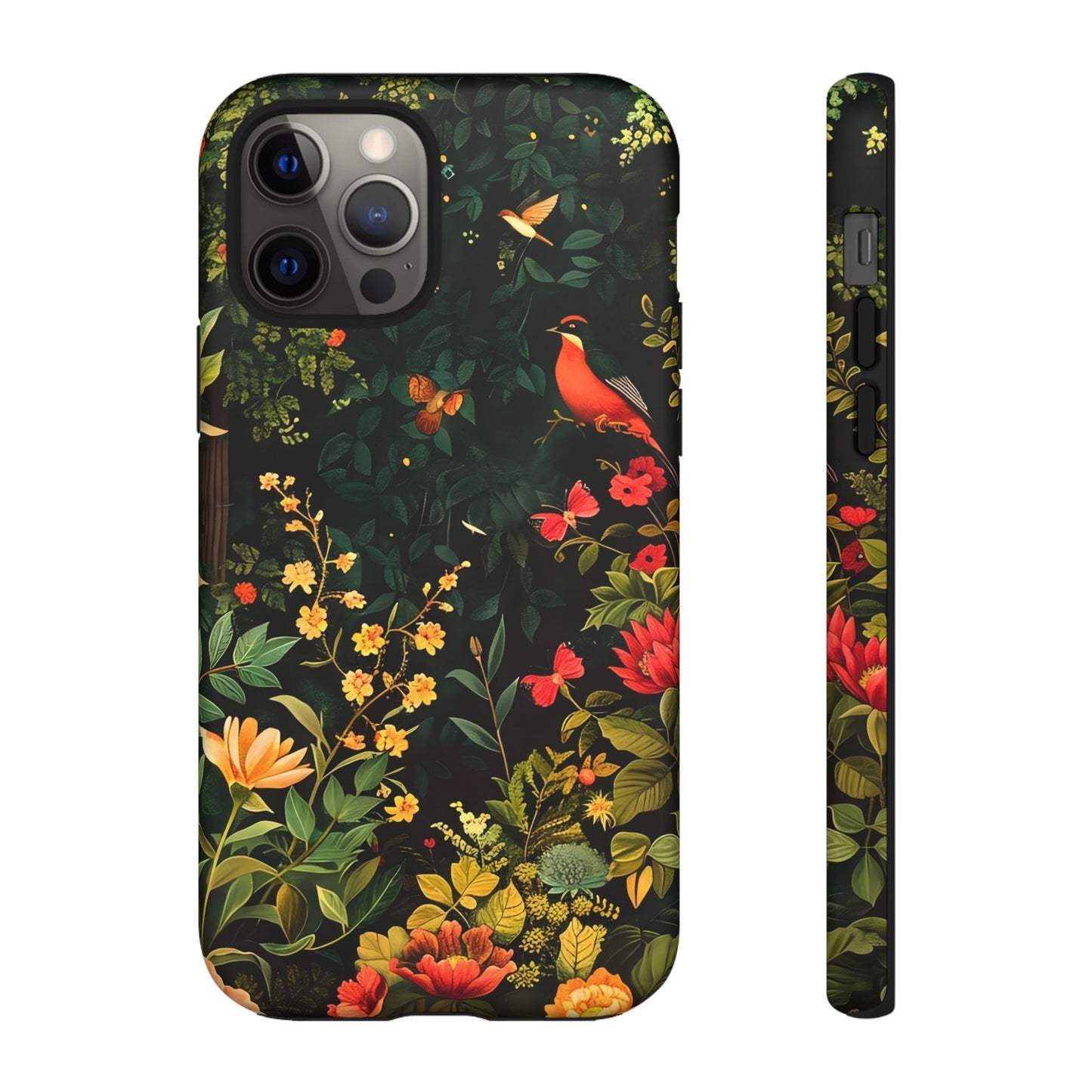 Floral Tough Phone Case, Nature-Inspired Design, Ideal for Garden Lovers, Gift for Birthdays, Christmas, Eco-Friendly Accessory