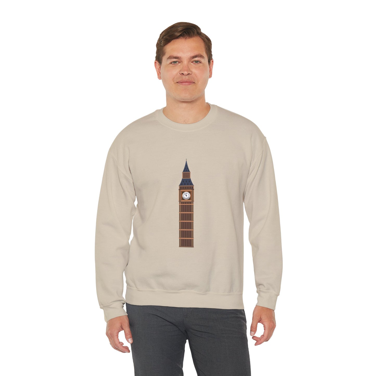 Unisex Heavy Blend™ Crewneck Sweatshirt Breathable - Big Ben Iconic British Tower