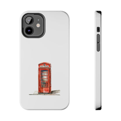 Vintage London Phone Booth Tough Phone Case - Durable and Stylish Protection