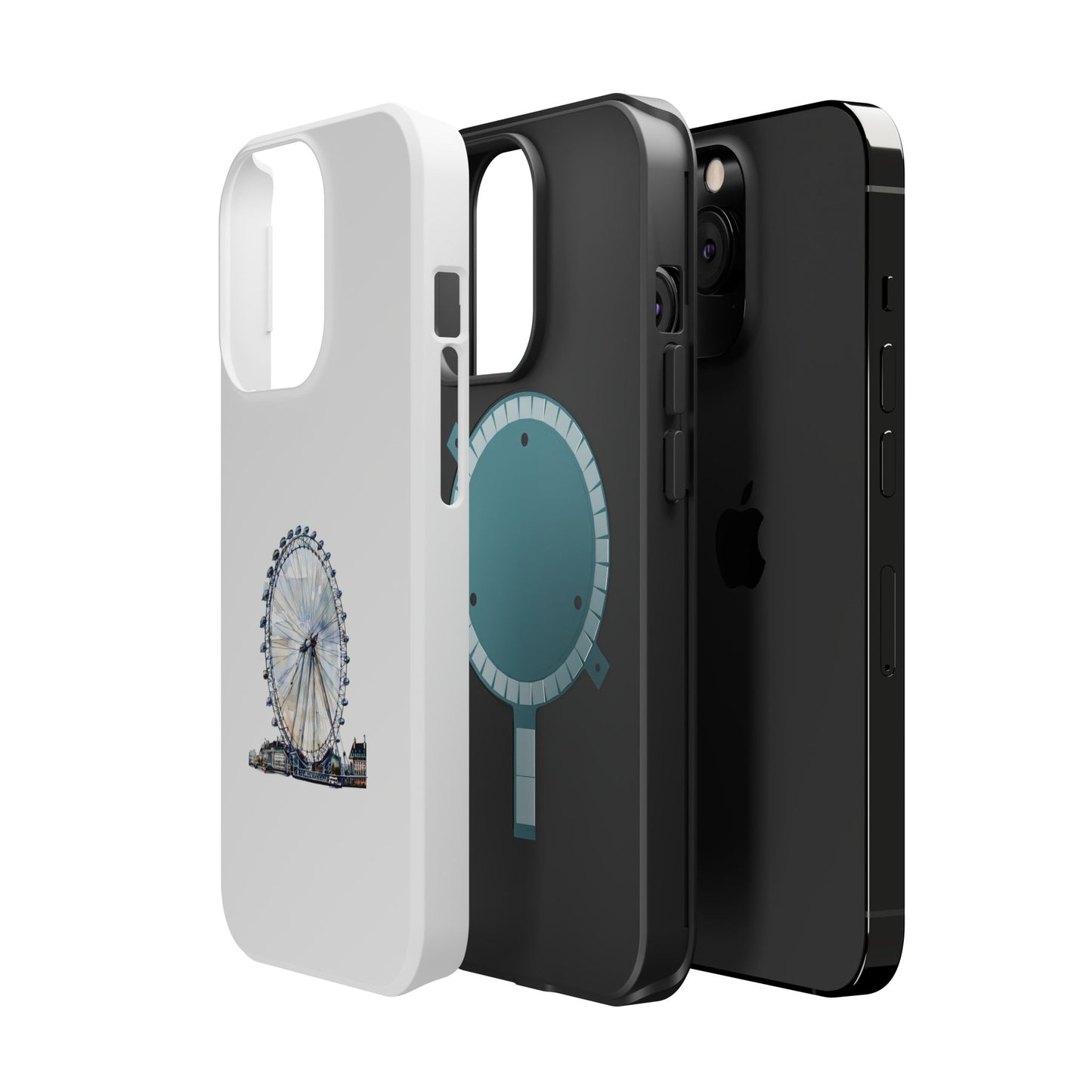 Stylish Magnetic Phone Cases with London Eye Design, Custom Phone Covers, Unique Gift for Travelers, Chic Electronic Accessories