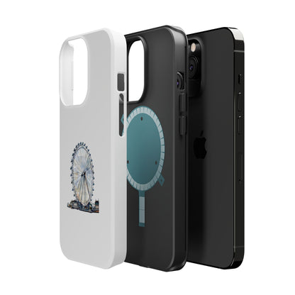 Stylish Magnetic Phone Cases with London Eye Design, Custom Phone Covers, Unique Gift for Travelers, Chic Electronic Accessories