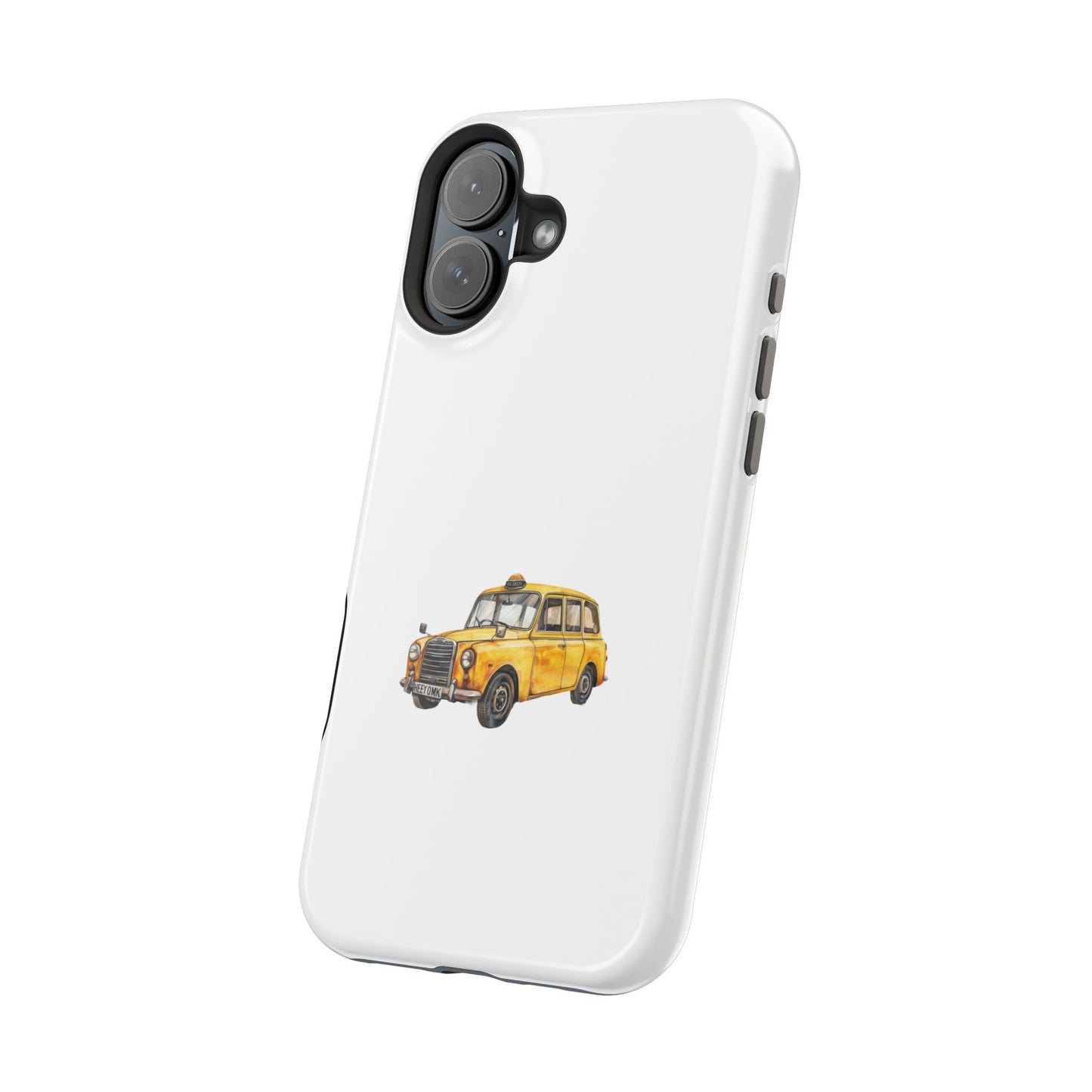 New York Taxi Magnetic Phone Case, Cute Gift for NYC Lovers, Travel Accessories, Unique Phone Cover, Durable Tough Case
