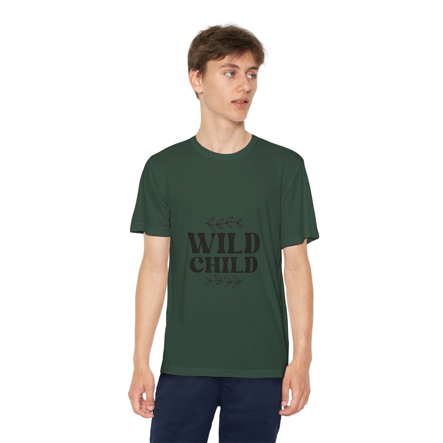 Wild Child -Youth Competitor Tee - Playful Athletic Shirt for Adventurous Kids