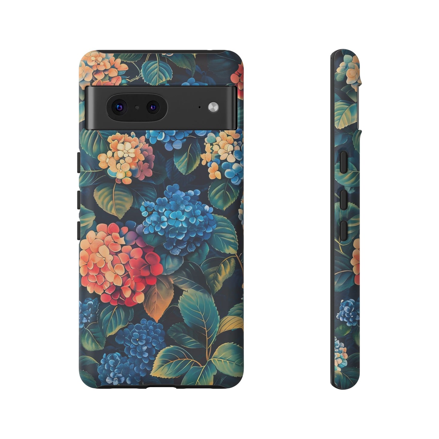 Floral Phone Case, Stylish Tough Case for Gardener Gift, Flower Lover Accessory, Pretty Floral Design, Protective Case