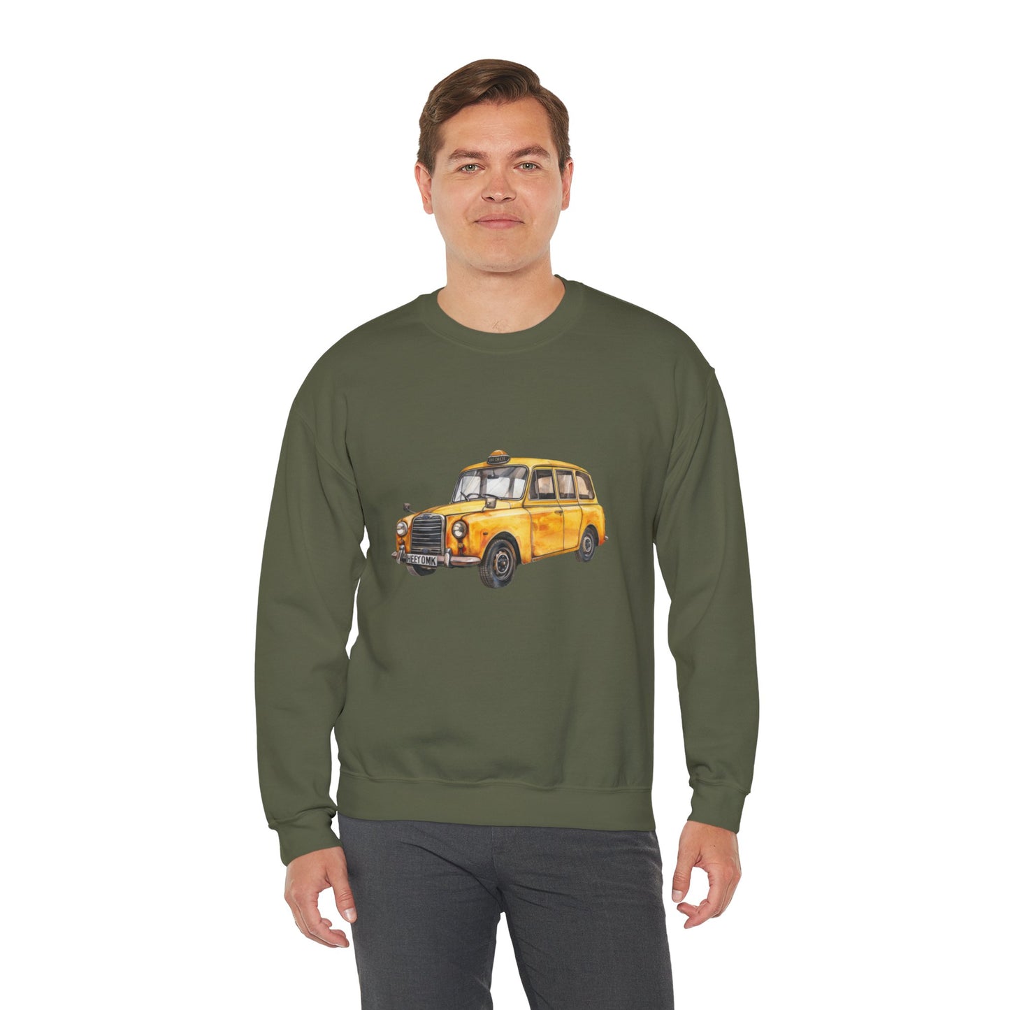Unisex Heavy Blend™ Crewneck Sweatshirt Classy - British Vintage Car