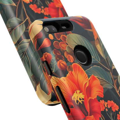 Colorful Floral Phone Case, Tough Cases, Vibrant Smartphone Cover, Gift for Nature Lovers, Summer Vibes, Unique Phone Accessory