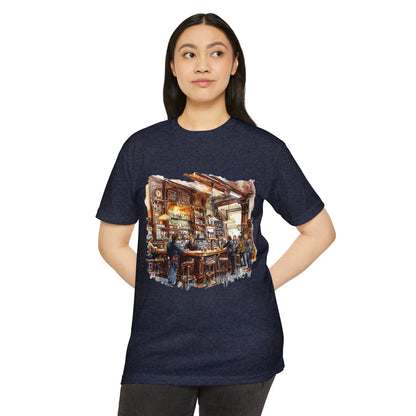 Unisex CVC Jersey T-shirt - Cheers to Tradition - The Classic British Pub