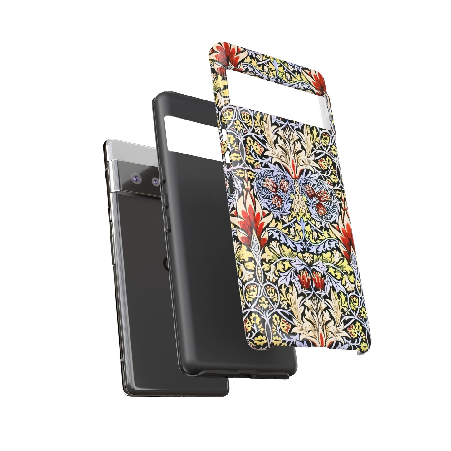 Stylish Phone Case - Floral Design, Tough Cases, Gift for Her, Phone Accessories, Trendy Tech, Unique Cell Phone Cover
