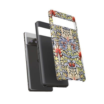 Stylish Phone Case - Floral Design, Tough Cases, Gift for Her, Phone Accessories, Trendy Tech, Unique Cell Phone Cover