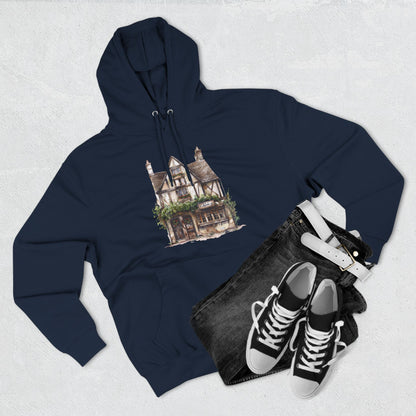 Three-Panel Fleece Hoodie - British Village House Elegance