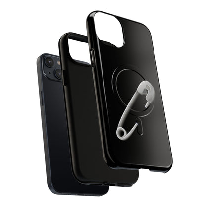Tough Magnetic Phone Case featuring Safety Pin Design, Stylish Protector for iPhone, Unique Gifts for Friends, Trendy Mobile Cover, [...]