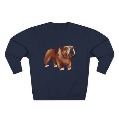 Unisex Crewneck Sweatshirt - Adorable British Dog